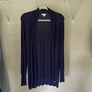 Navy cardigan